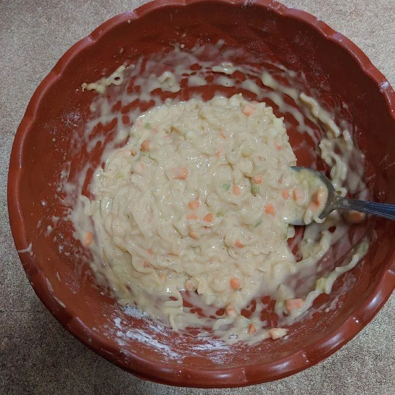 Step 4 Bola Bola Mie Simpel