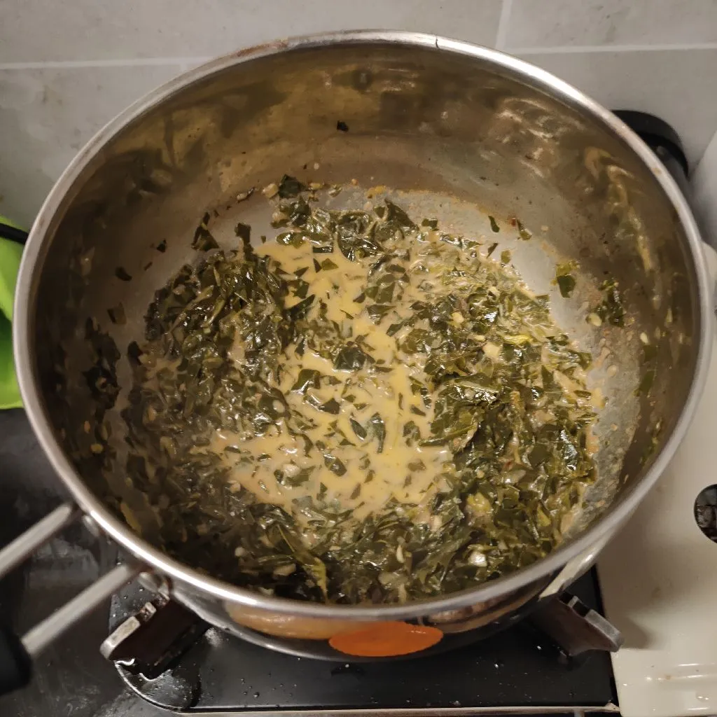 Step 5 Kari Daun Singkong