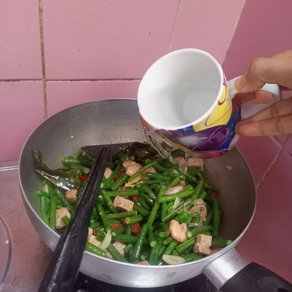 Step 3 Tumis Kacang Panjang