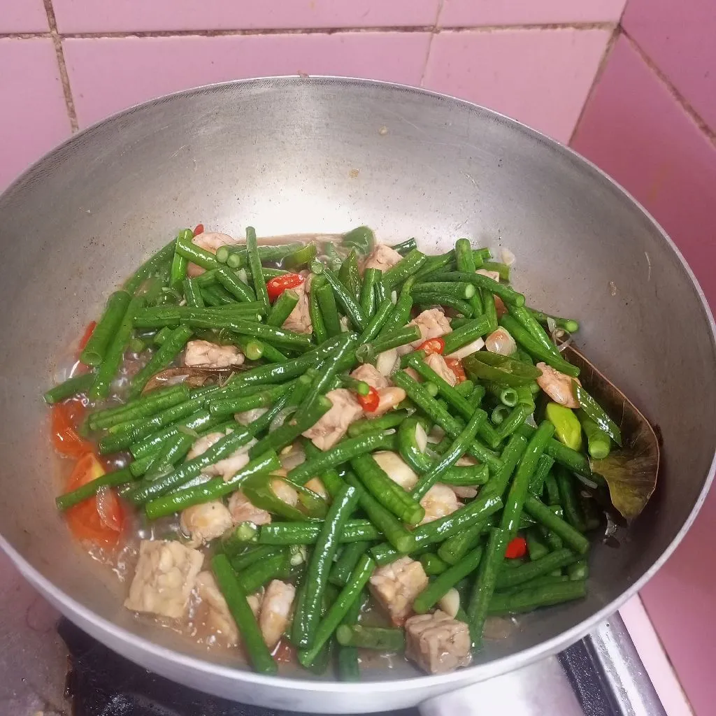 Step 5 Tumis Kacang Panjang