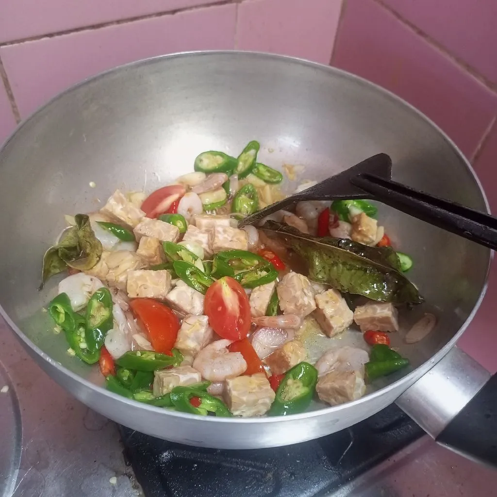 Step 1 Tumis Kacang Panjang