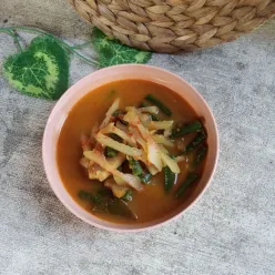 Sayur Santan Pepaya Kacang