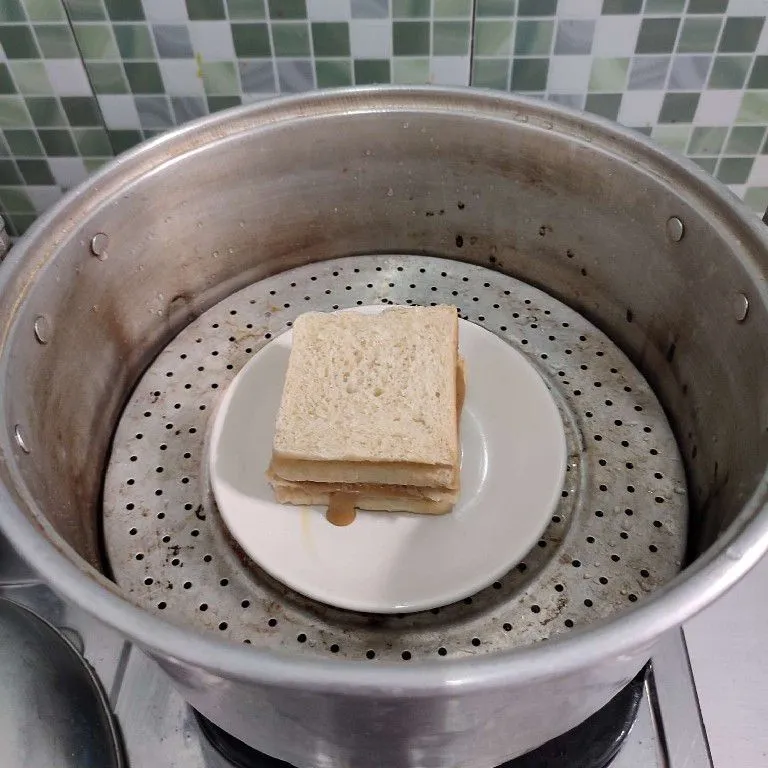 Step 3 Roti Kukus Selai Biscoff
