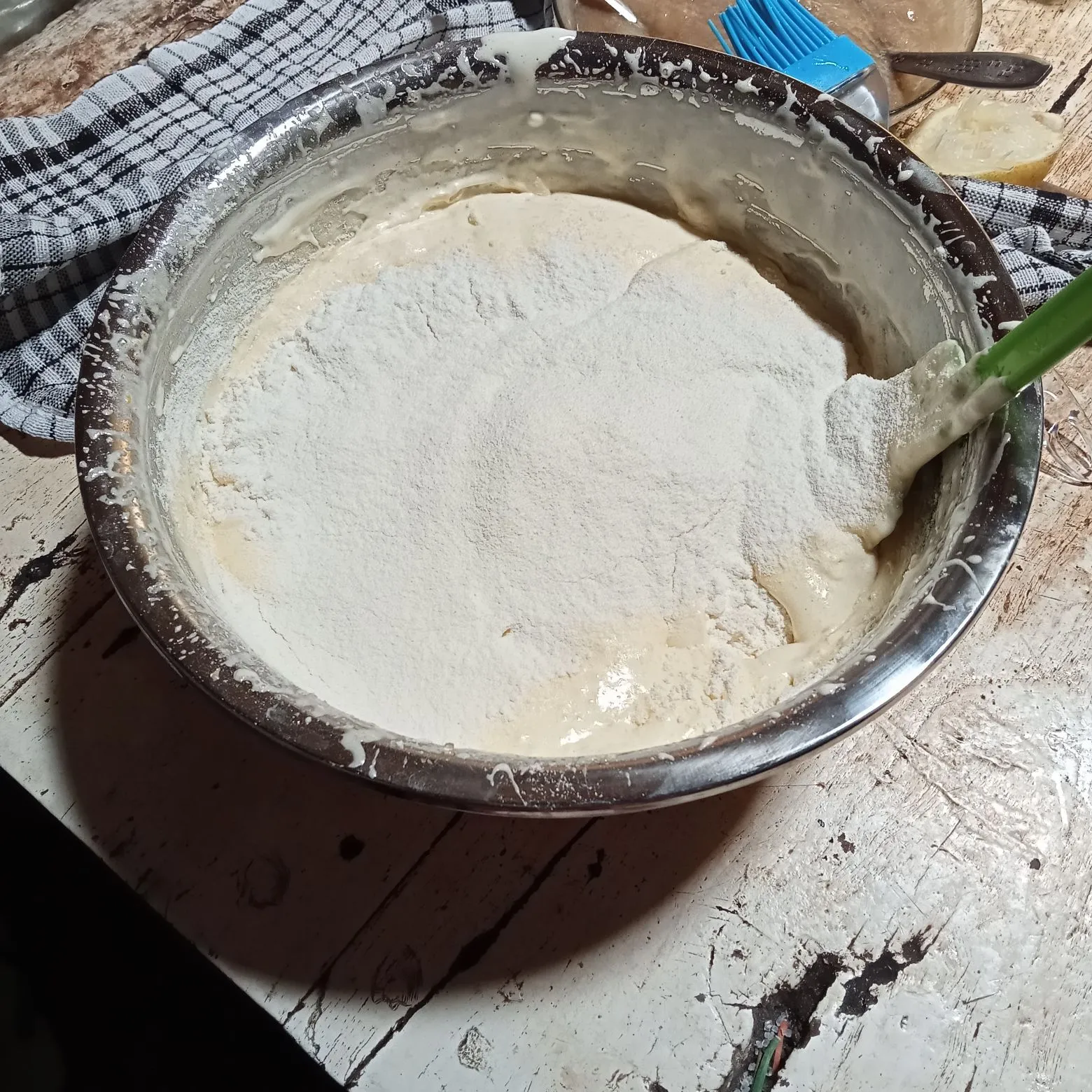 Step 1 Bolu Pisang Mesis Kukus