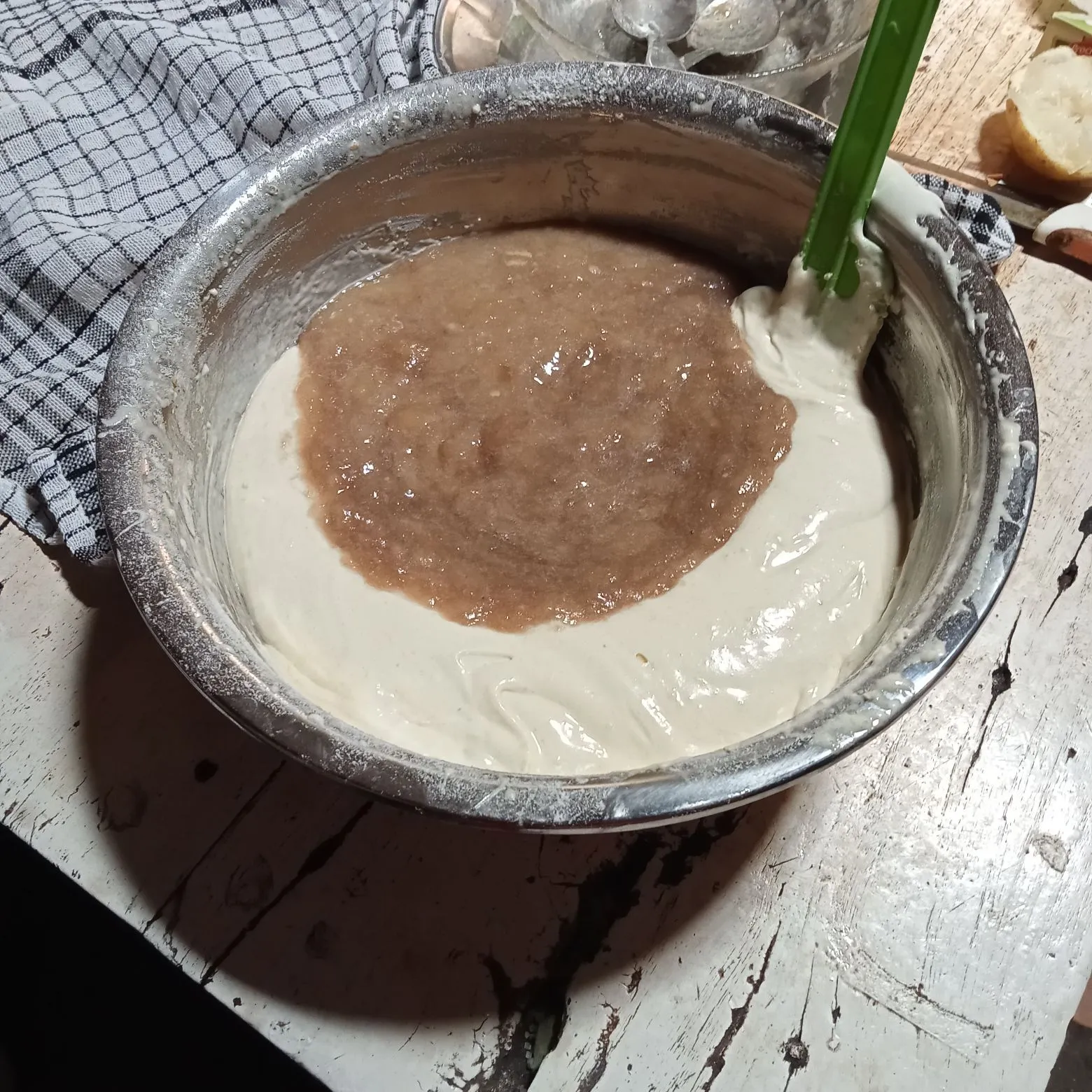 Step 2 Bolu Pisang Mesis Kukus