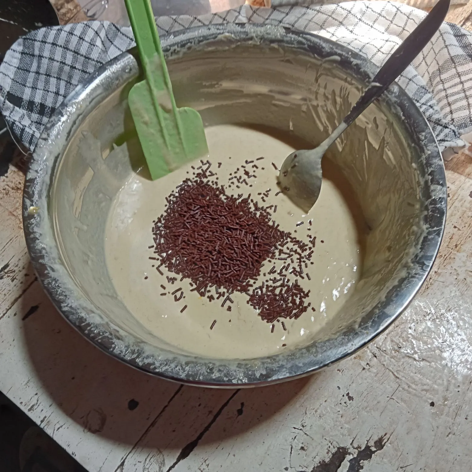 Step 3 Bolu Pisang Mesis Kukus