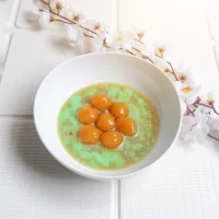 Biji Salak Dengan Bubur Sumsum Pandan