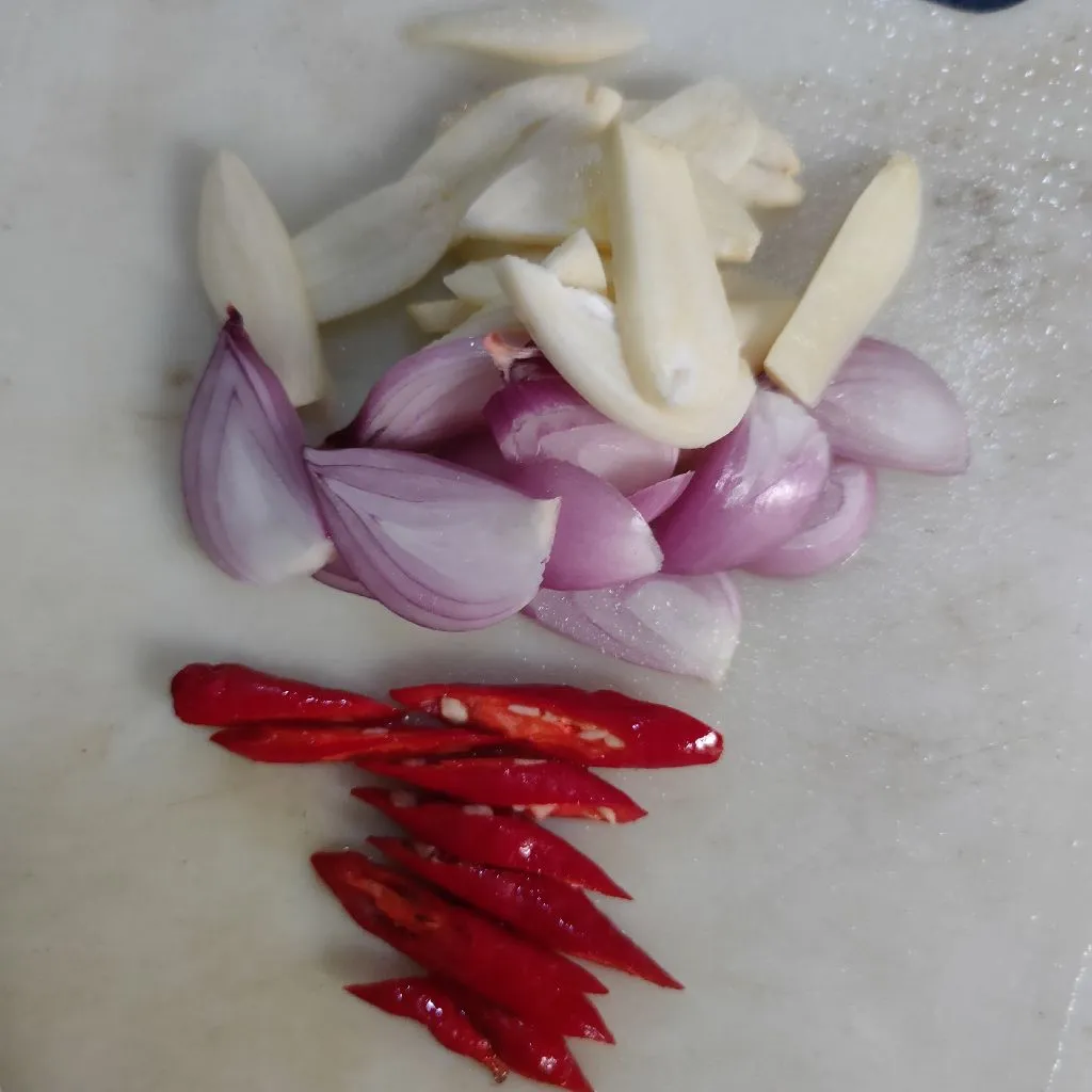 Step 3 Tumis Pare