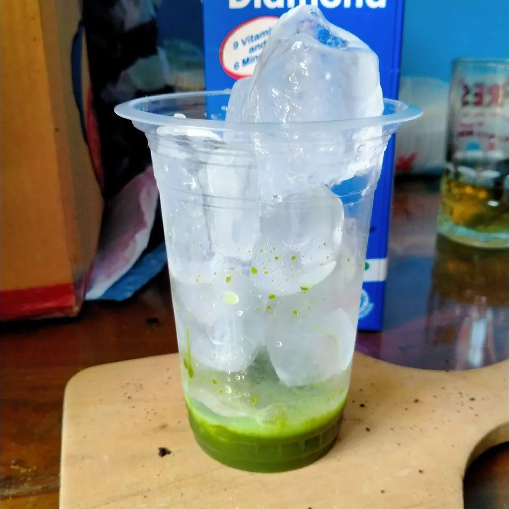 Step 3 Matcha Milk