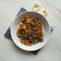 Tahu Telur Kacang Panjang