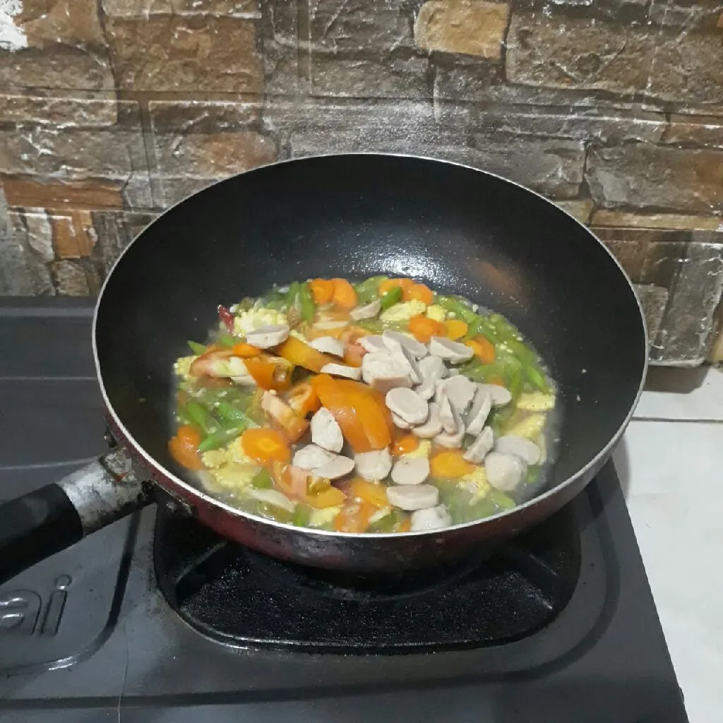 Step 5 Tumis Buncis Wortel Jagung Muda