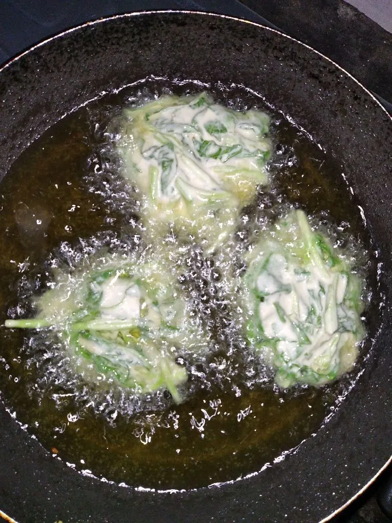 Step 4 Bakwan Bayam
