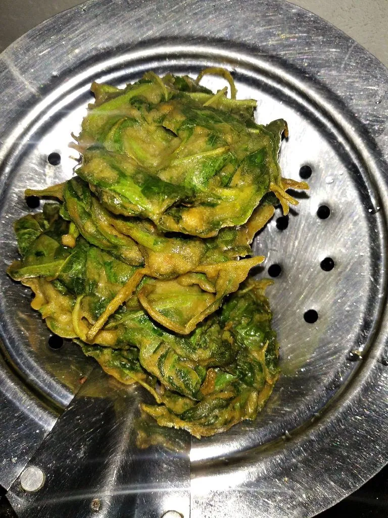 Step 5 Bakwan Bayam