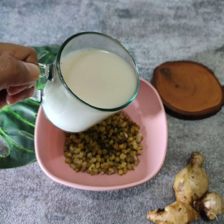 Step 7 Wedang Susu Jahe Kacang Ijo