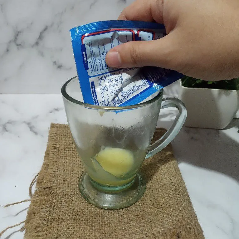 Step 4 Wedang Jahe Susu