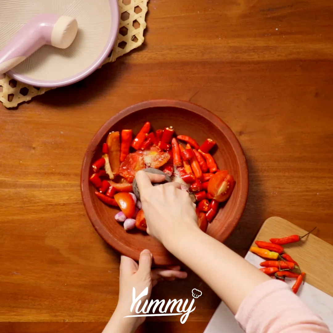 Step 2 Cumi Sambal Gami