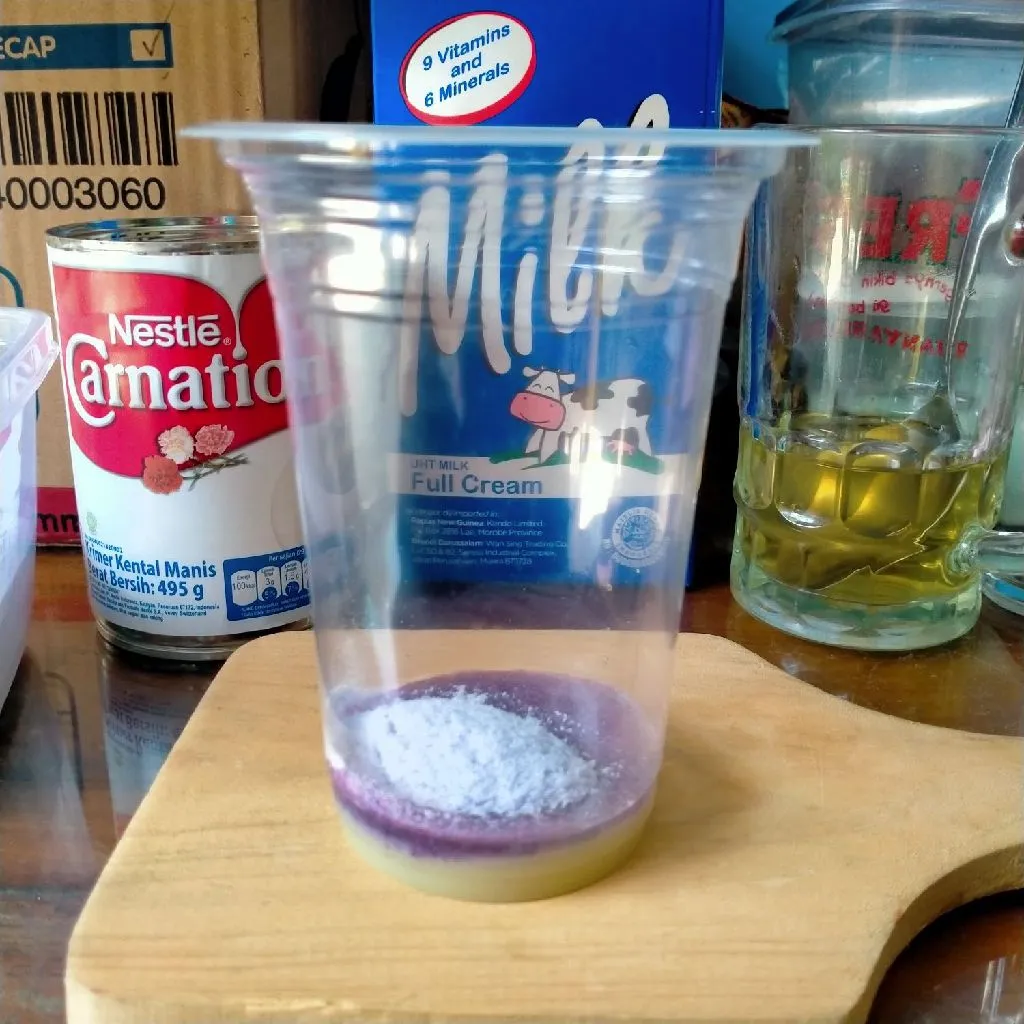 Step 2 Susu Coklat Taro