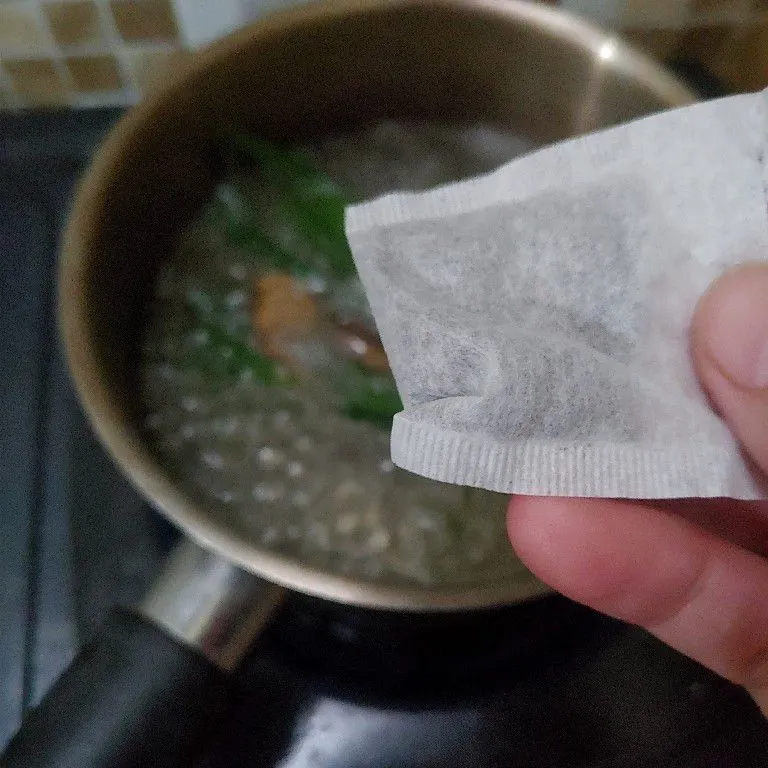 Step 3 Teh jahe pandan