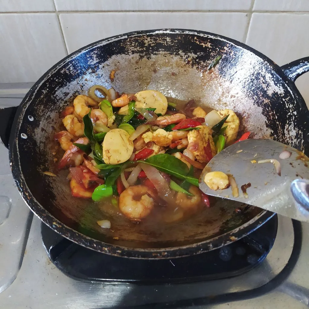 Step 8 Udang Pete Tahu Tauco Khas Medan