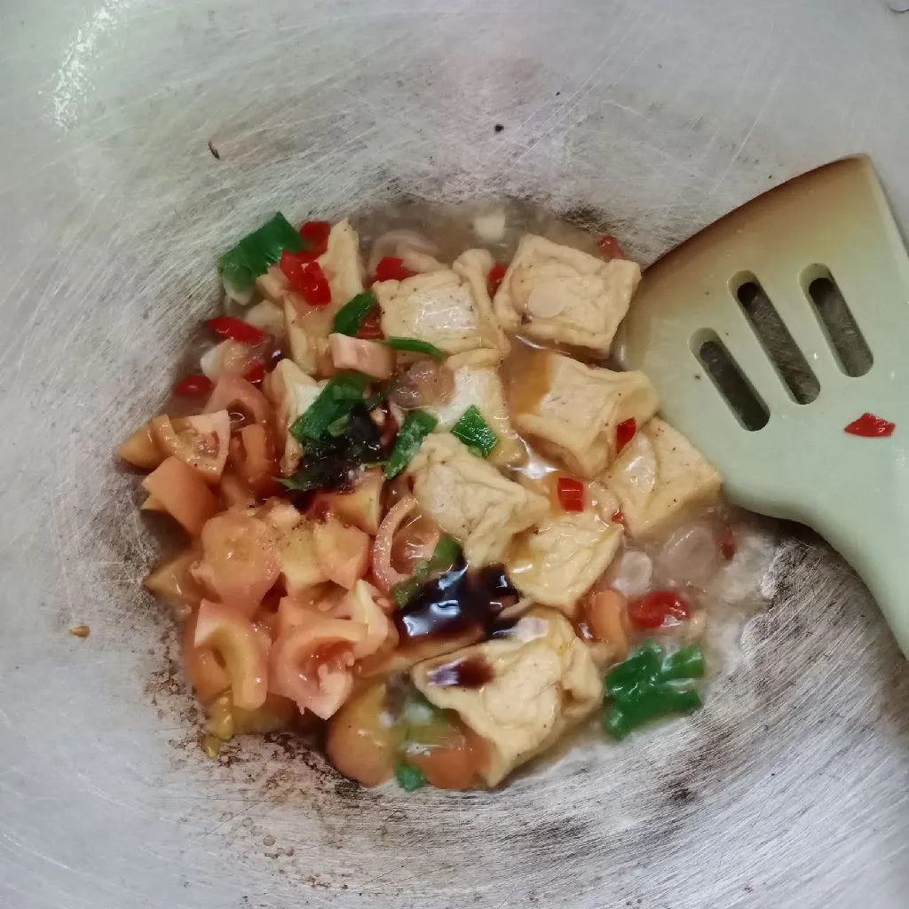 Step 5 Tahu Tumis Asam Manis