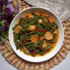 Tumis Bakso Kacang Panjang