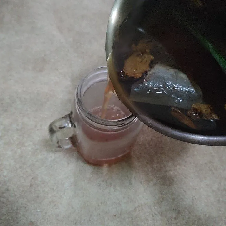Step 5 Teh jahe pandan