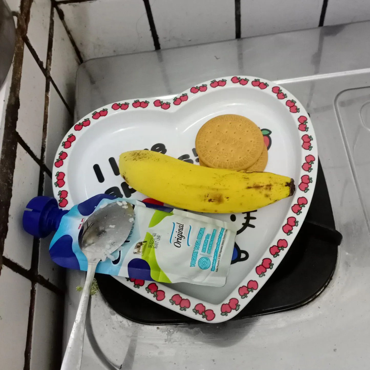 Step 1 Banana Yogurt