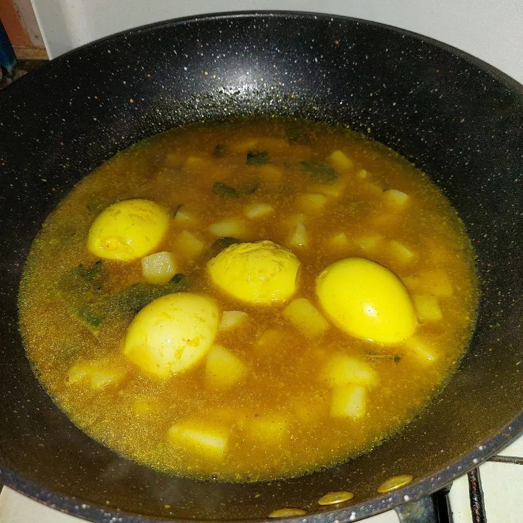 Step 6 Telur Sayur Kuah Kari