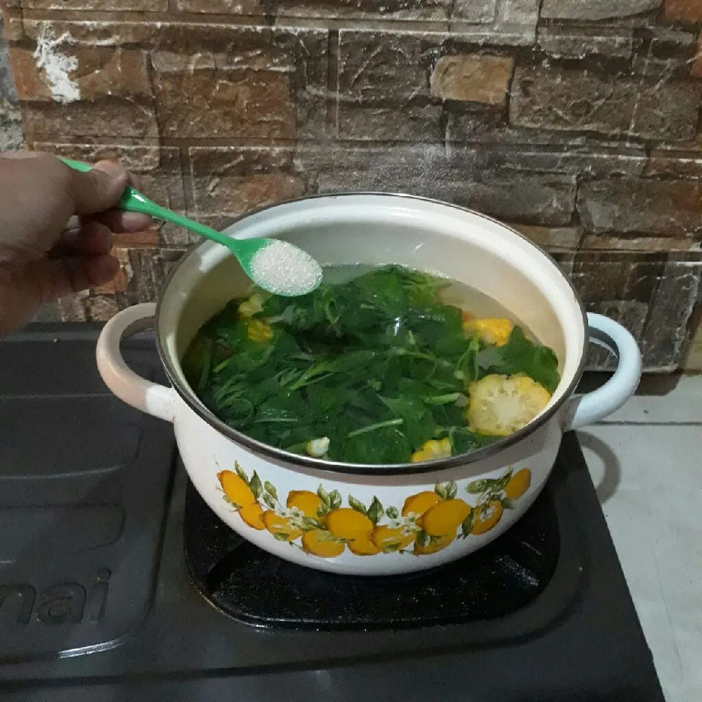 Step 5 Sayur Bening Bayam