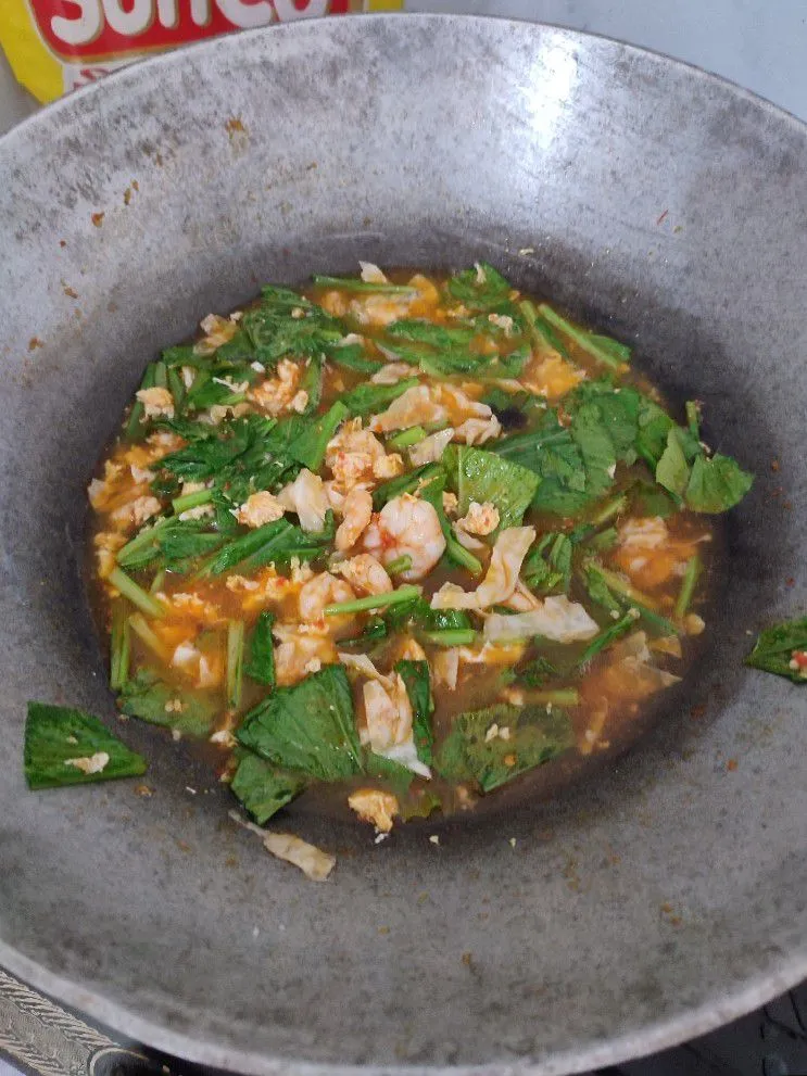 Step 4 Mie Lidi Kuah Pedas
