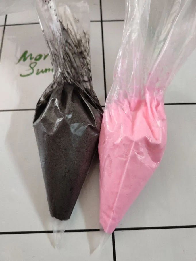 Step 5 Whipped Cream Black and Pink