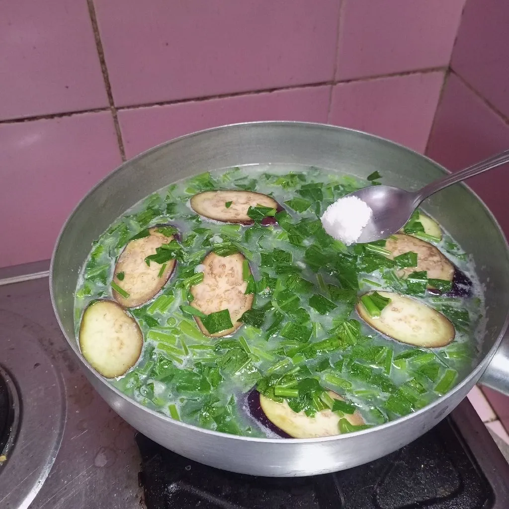 Step 4 Bobor Kangkung