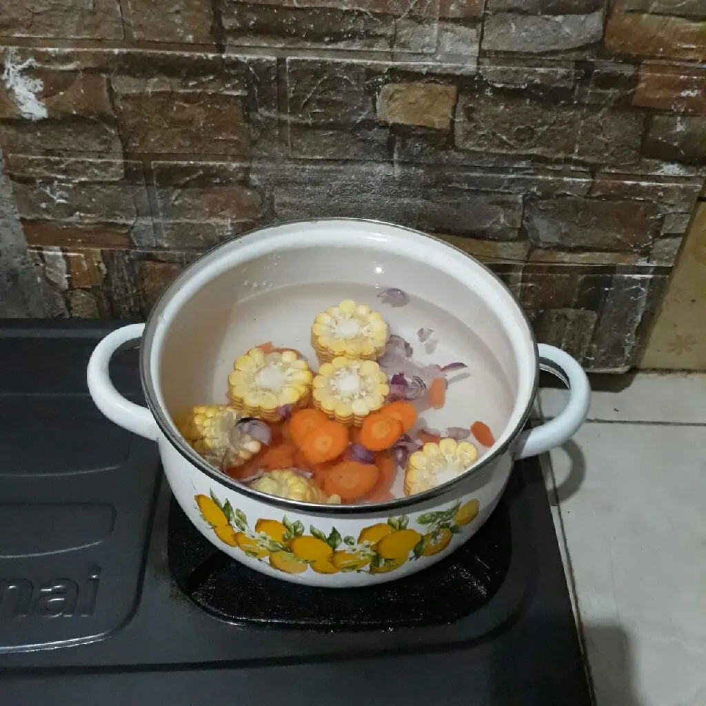 Step 3 Sayur Bening Bayam