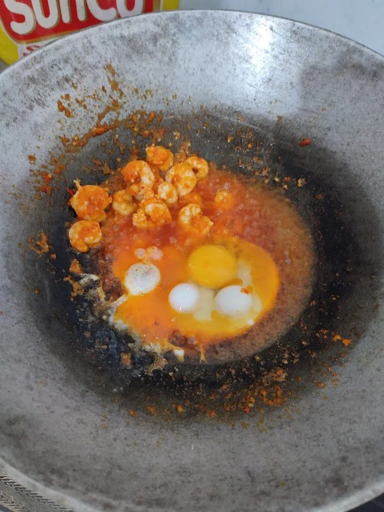 Step 3 Mie Lidi Kuah Pedas
