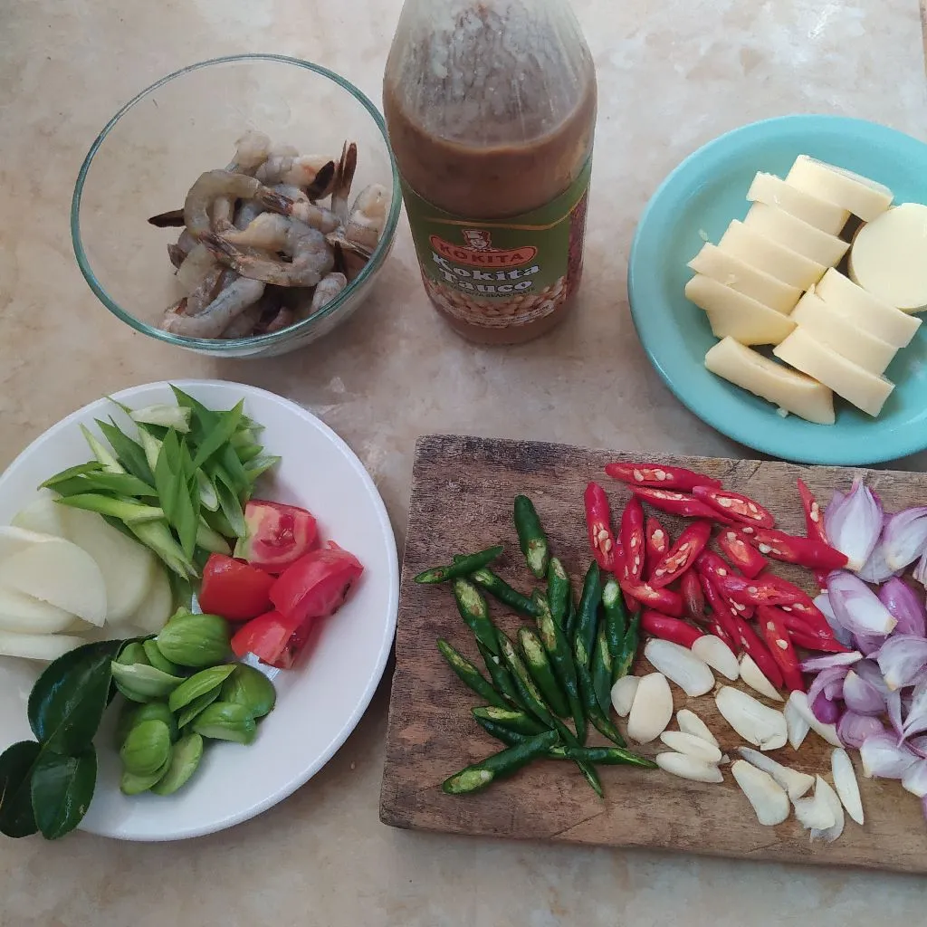 Step 1 Udang Pete Tahu Tauco Khas Medan