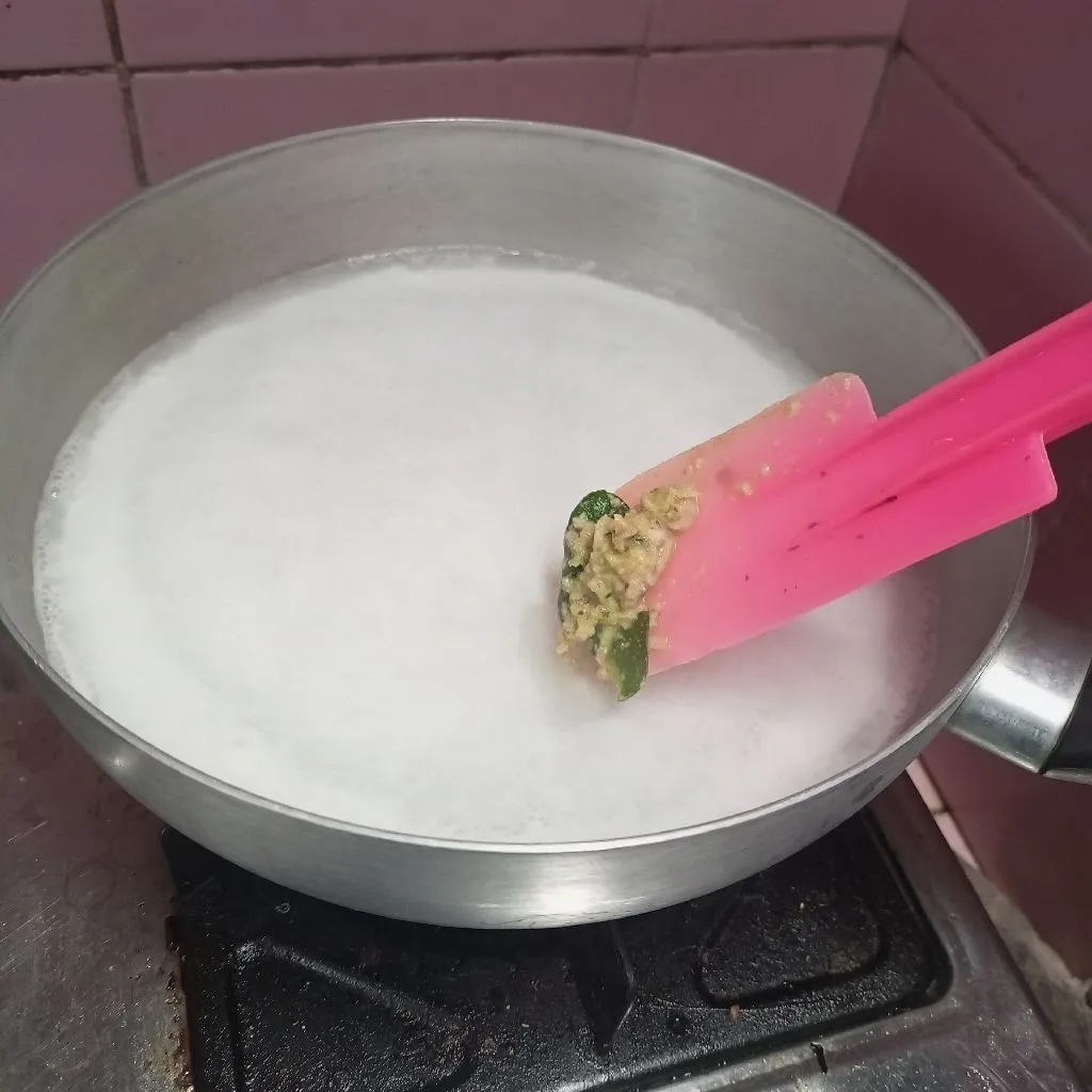 Step 2 Bobor Kangkung