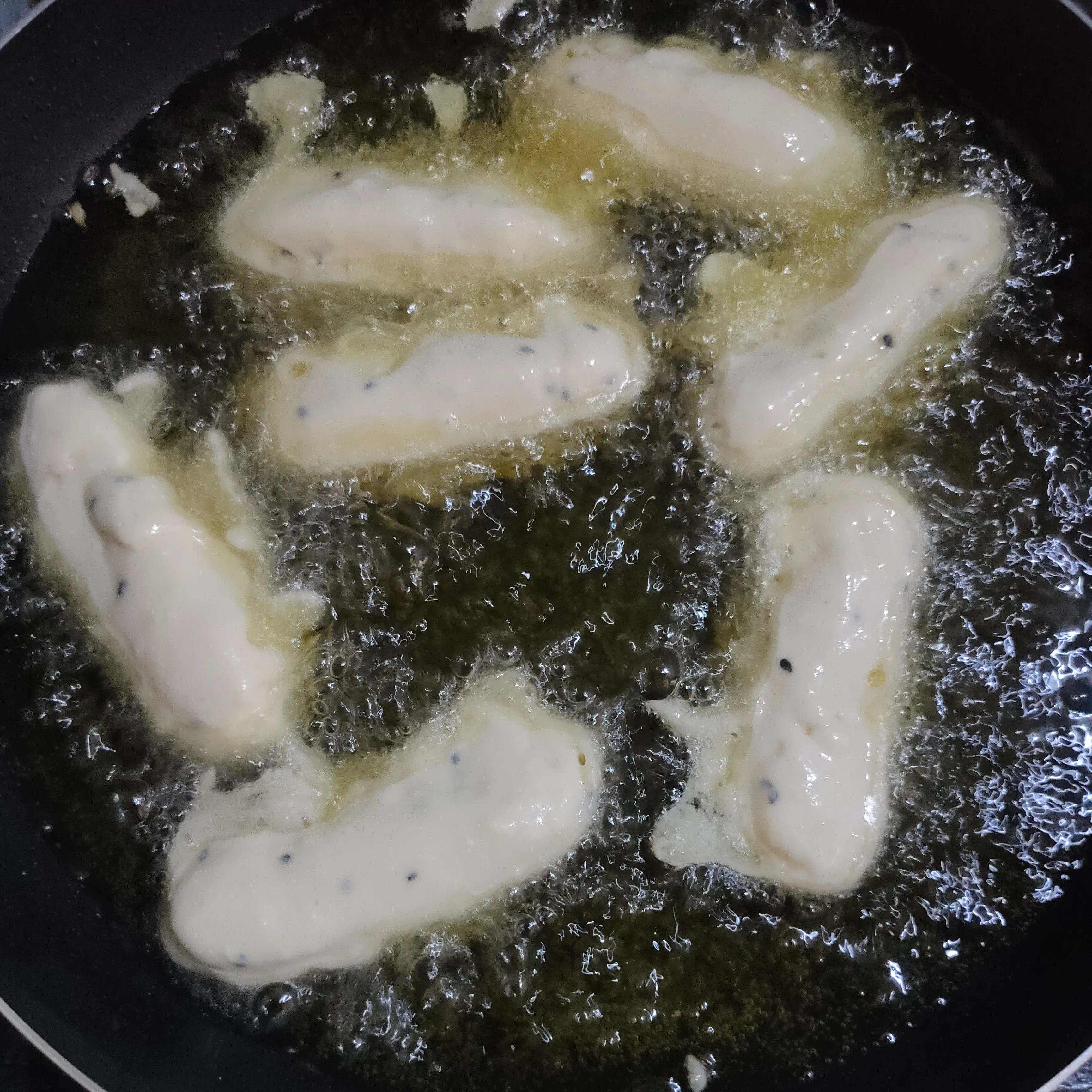 Step 6 Pisang Goreng Wijen
