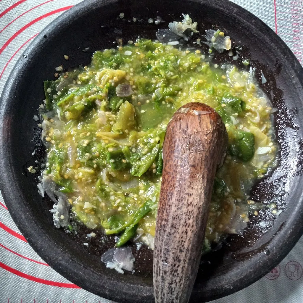 Step 1 Sambal Ijo Tongkol Kentang
