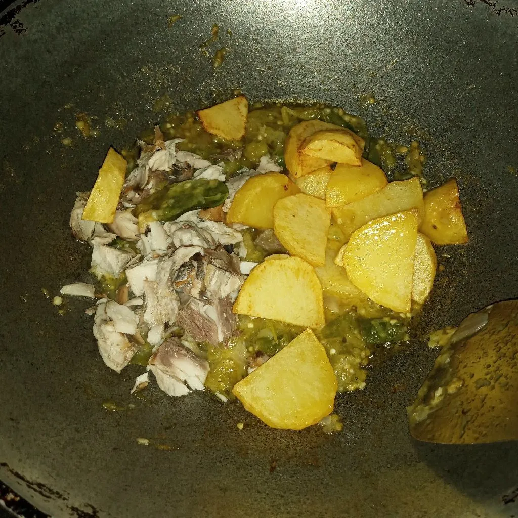 Step 4 Sambal Ijo Tongkol Kentang