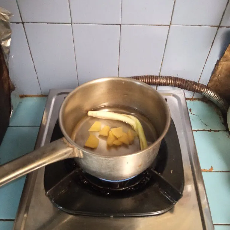 Step 2 Susu Jahe Serai Hangat