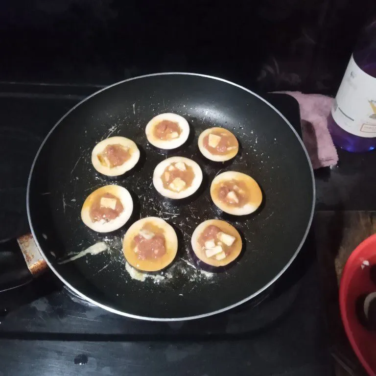 Step 6 Terong isi balut tepung