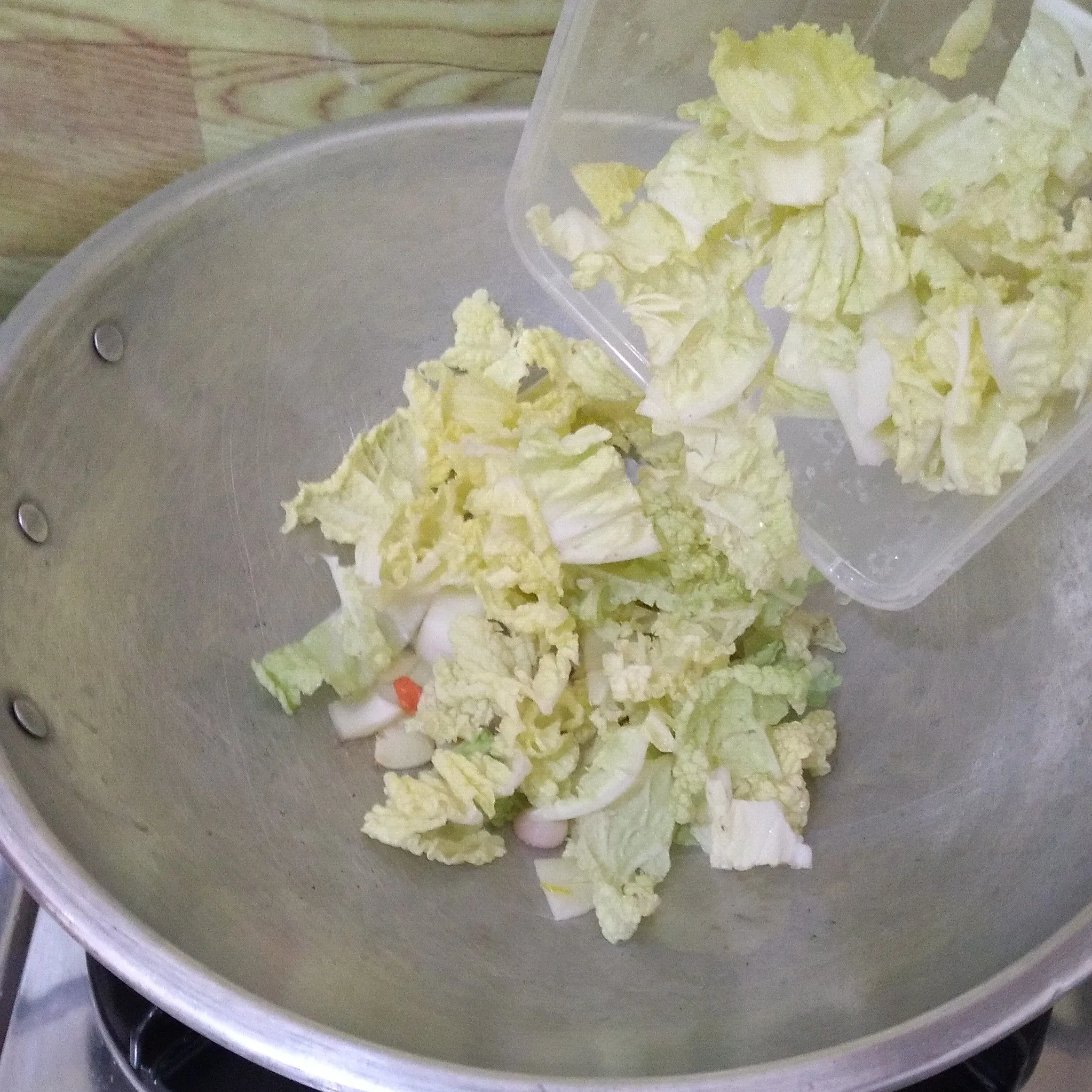 Step 2 Tumis Sawi Putih Tahu