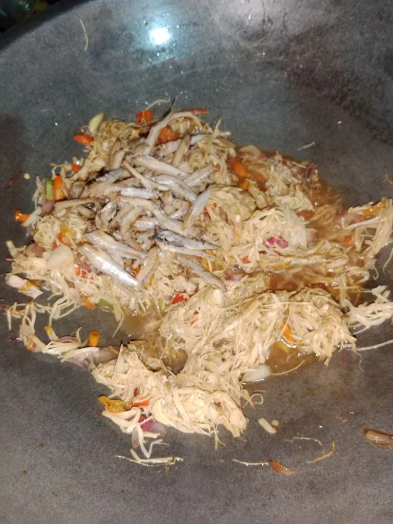 Step 5 Tumis Bunga Durian
