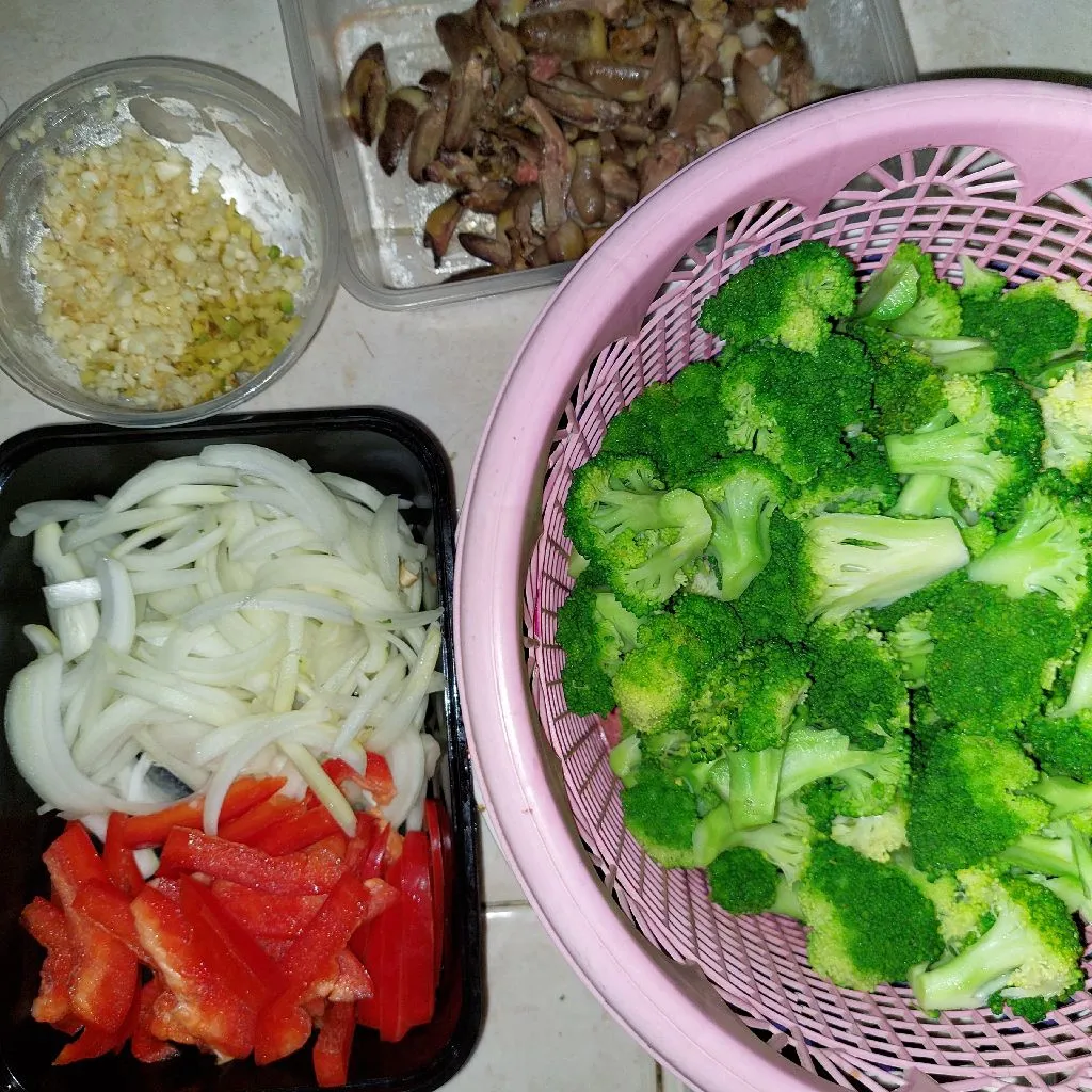Step 3 Brokoli Jantung Ayam