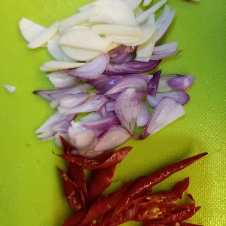 Step 2 Tumis Buncis dan Udang