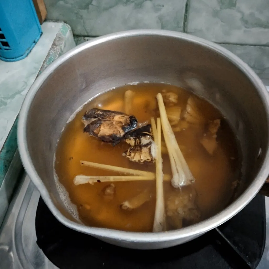Step 4 Wedang Jahe Susu