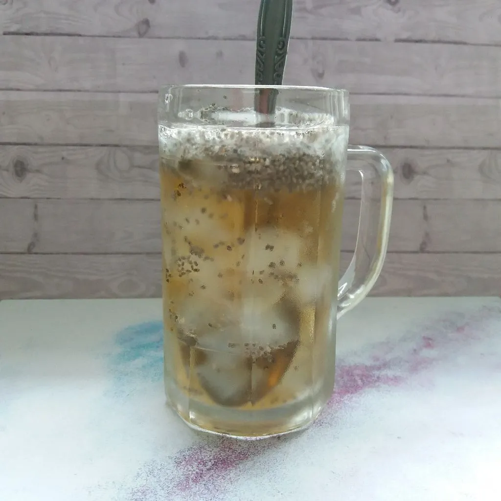 Teh Soda Nata de Coco