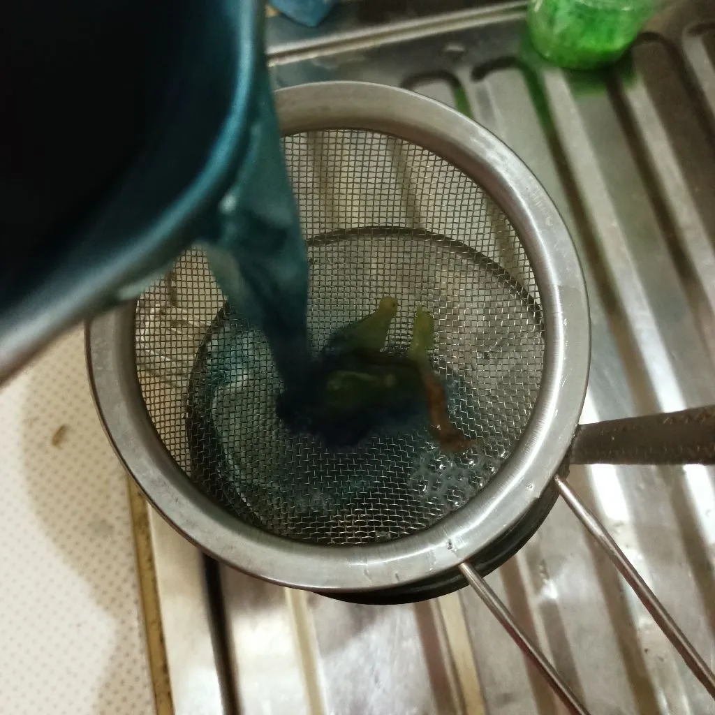 Step 5 Wedang Jahe Susu Telang