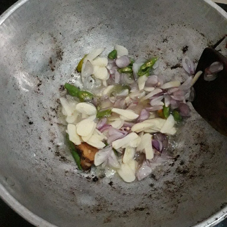 Step 3 Tumis Kacang Panjang dan Tauge