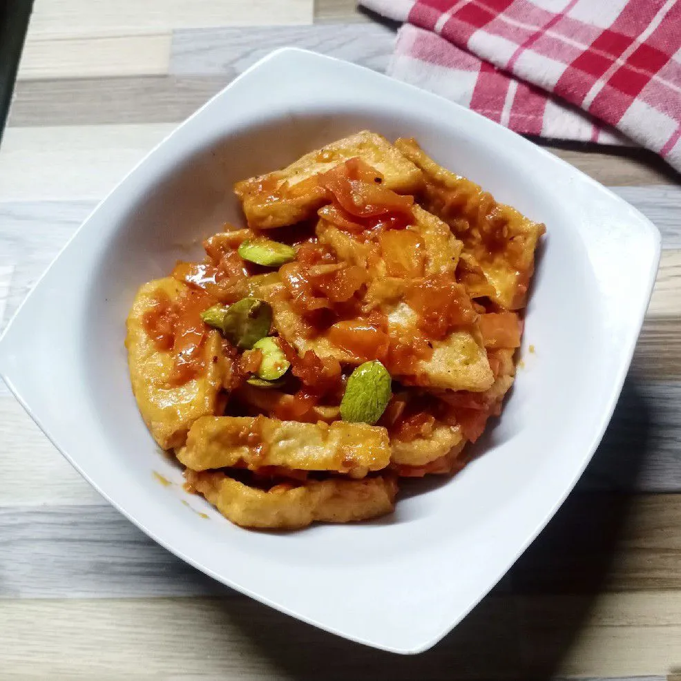 Tahu Petai Bumbu Tomat